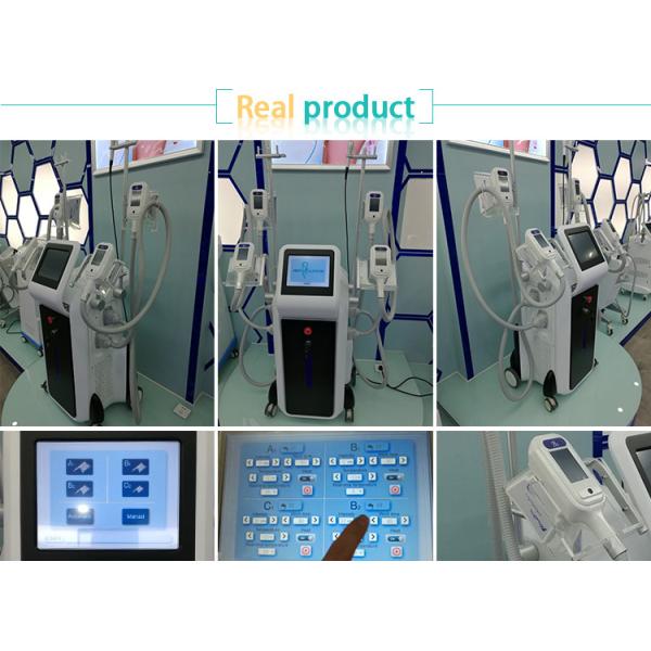 Multi-function low temperature -15 Celsius quick slimming cryolipolysis freeze fat procedure with 4 cryo hands