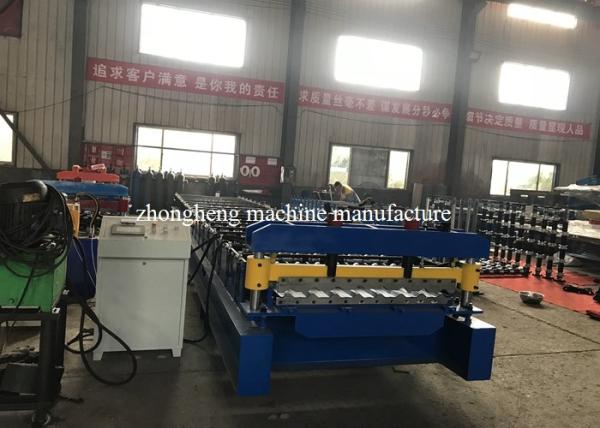 High Speed Metal IBR Roofing Panel Roll Forming Machine With Servo Motor Control