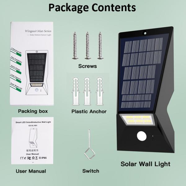Super Bright Solar Security Light 60 Watt , Solar Outside Security Lights