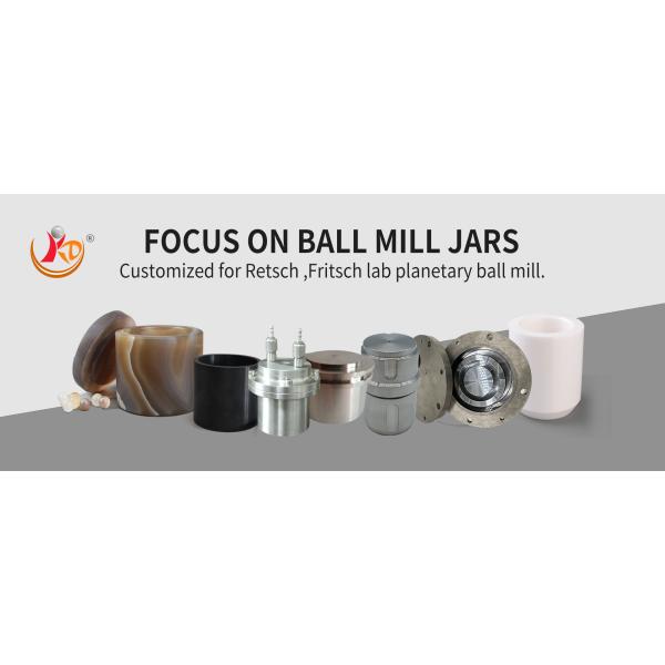 циркониевая керамическая шаровая мельница банка для ретчевой шаровой мельницы: 100 мл циркониевого оксидного шлифовального набора