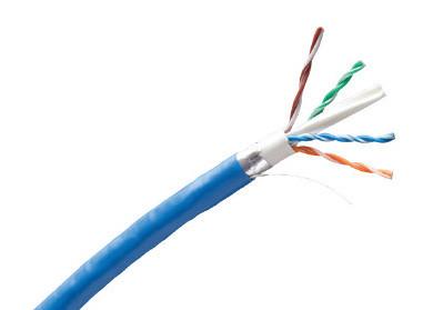 Category 6A, 4 Pair, F/UTP Copper Lan Cable Shielding Networking cable 1000 Ft in pull box