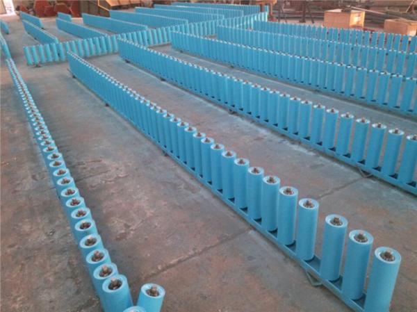Mining Belt Q235 Carbon Conveyor Steel Roller Weld On Bearing