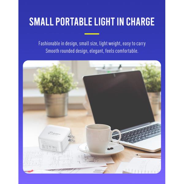 High Power Qc 3.0 Usb Wall Charger 100w Gan Travel Charger Overvoltage Protection