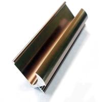 Poignée en aluminium profil d'or de bord de 2,0 millimètres pour le buffet