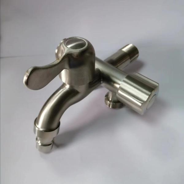 304 Stainless Steel Wall Mounted Multifunctional Bathroom Faucet for Washing Machine