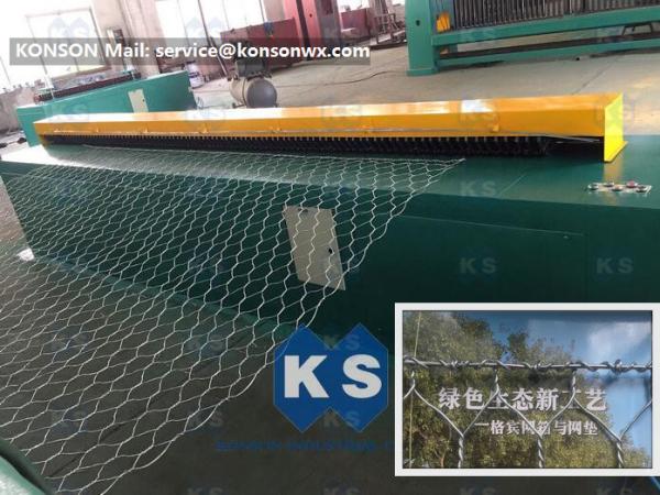 Galvanized Double Twist Gabion Wire Mesh Machine With Wire Mesh Hexagonal Wire Netting