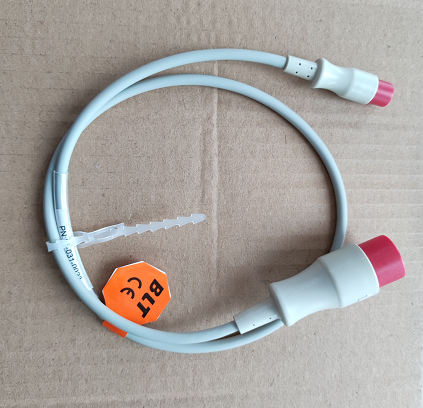 Compatible IBP Invasive Blood Pressure Main & Extension Cable for Biolight A/Q/S/P Series Patient Monitors