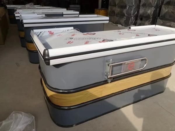 Customized Supermarket Checkout Counter Cold Rolled Steel Cashier Counter