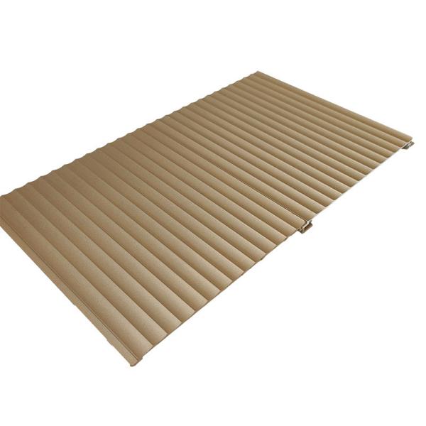 Рифленая декоративная алюминиевая панель стены 3D для внешней предпосылки