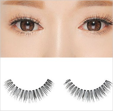 Gorgeous Fashion Handmade Diamond False Eyelashes , Makeup False Eyelashes