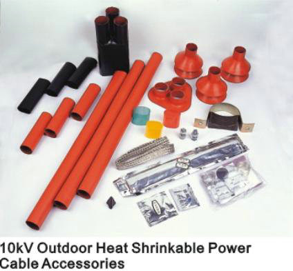 Cold Shrink Cable Accessories Joint Kits 1 - 36 kV For Connector Insulation