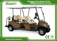 carro do golfe de 4 assentos da roda 6 com a bateria Mini Electric Golf Carts dos assentos 48V da aleta