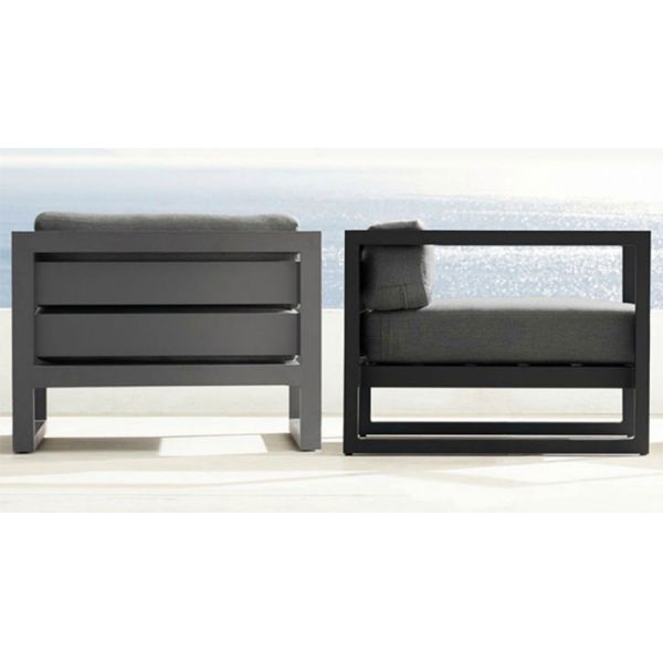 Sunscreen Waterproof Nordic Balcony Leisure Furniture Aluminum Alloy Outdoor Sofa Set