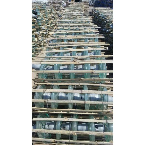 Toughened glass disc suspension insulator U50BSP for Uzbekistan