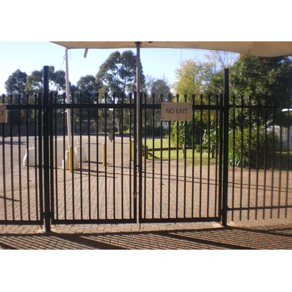 1.5x1m Metal Garden Fence Gate Hot Dip Galvanized Pvc Coated Welded