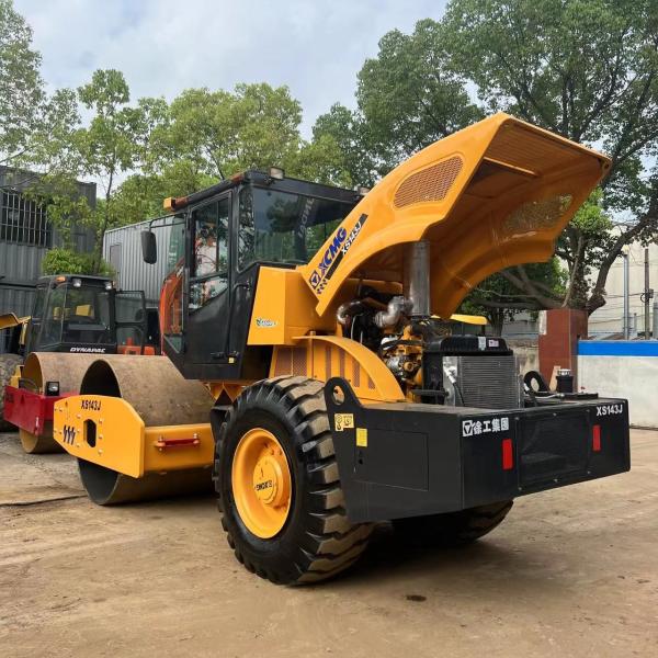 14 Ton Used XCMG XS143J Road Roller Second Hand Single Steel Vibratory Roller