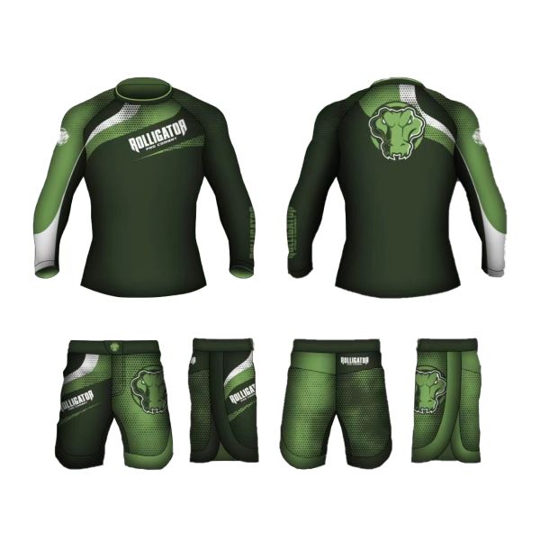 Custom Design 220gsm Fabric Weight MMA Shorts And Rashguard With 7 Days Sample Order Lead Time