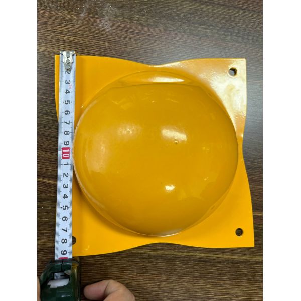 Heavy Duty Steel Road Stud with Reflective Lens | Anti-Rust Pavement Marker for Highway & Parking Safety
