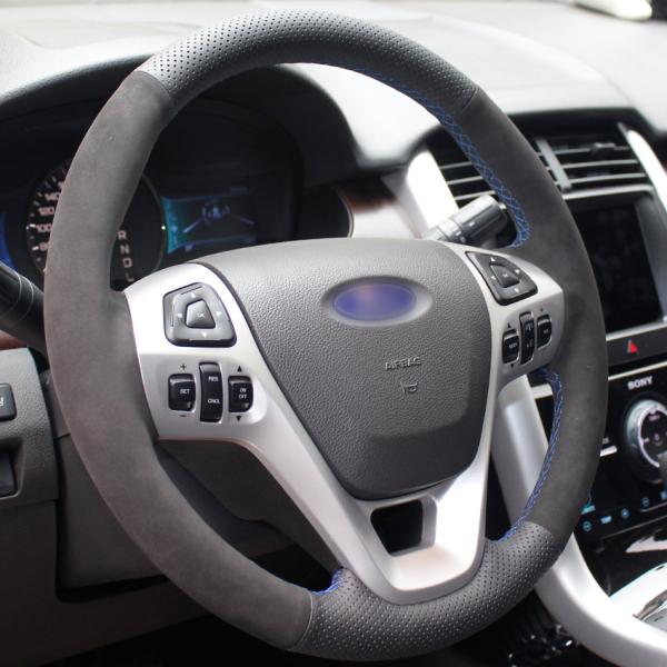 Sport Car Steering Wheel Cover for Ford Explorer 20112012 2013 2014 2015 2016 2019 Taurus 2013 2014 2015 2016 2017 2018 2019