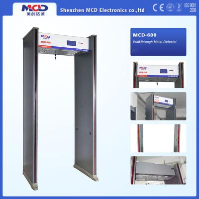 Zonas de detecção do detector de metais 6 impermeáveis do procedimento com exposição do LCD de 4,3 polegadas