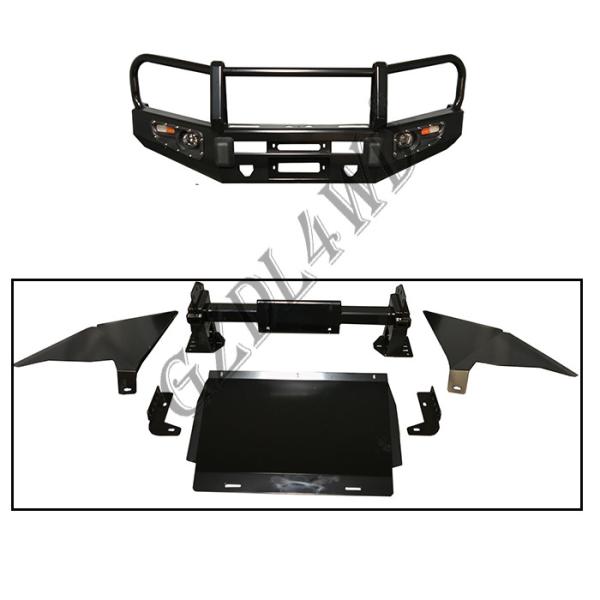 Nissan Navara Np300 2015 2016 Front Bumper Guard With Skid Plate Custom Logo