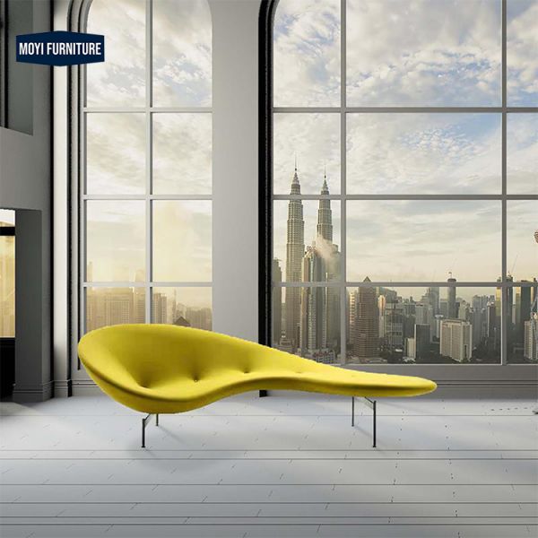 Leisure Chair Nordic Designer Minimalist Fashion Casual Edamame Creative Simple Hotel Casual Glass Fiber Reinforced Plastic Pea Lounge Chair