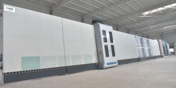 Jumbo Size Double Glazing Production Line With Sealing Robot Argon Gas Filling Online