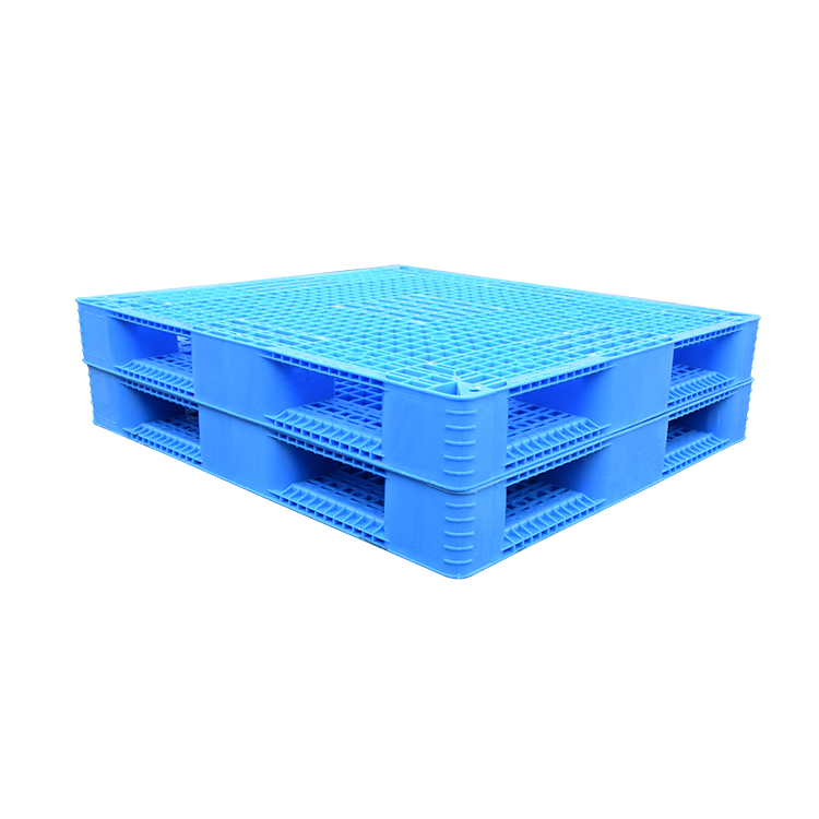 Повторно используйте паллет анти- Hdpe входа пути выскальзывания 4 большой пластиковый для хранения штабелируя товары