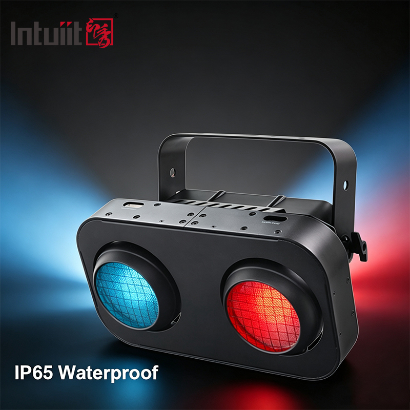 2-Eye 200W COB LED Audience Blinder — IP65 RGB DMX512 Wide Flood Light for Stage, Concert & Outdoor Events