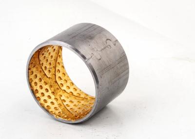ISO 3547 Bimetal Bearing Bushes JF805 Wrapped Bronze  With X Type Oil Groove