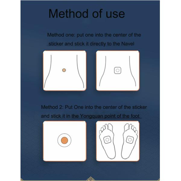 30Pcs/Box Herbal Slim Patches for Navel Area All-Natural Weight Loss Solution