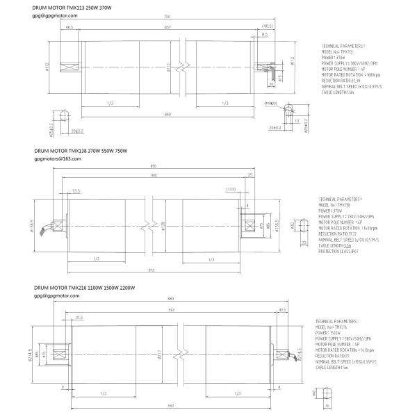 1:100 1:3 коэффициента мотора передачи с барабаном Dc 60w 60mm безщеточное