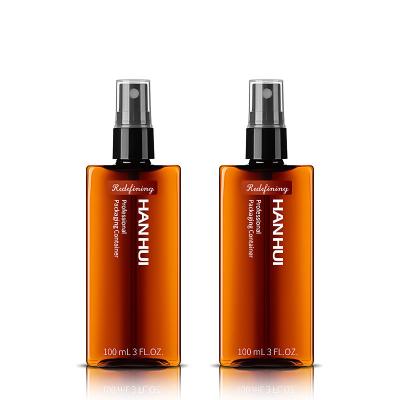 Square Brown Plastic Spray Bottles 100ML For Cosmetic Water Free Sample
