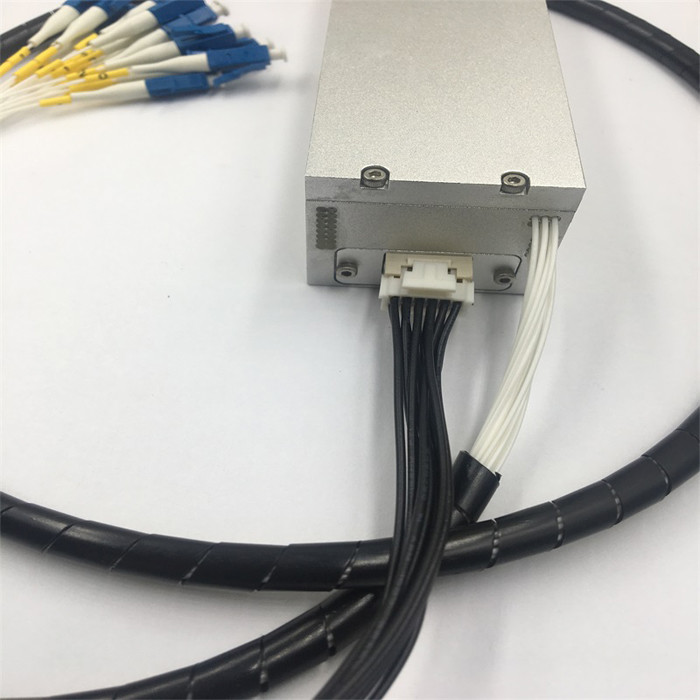 Пылезащитный защитный 1x16 оптически переключатель 850nm 1310nm 1550Nm