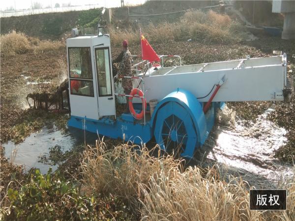 Self Propulsion 10M2 Body Pond Weed Harvester River Weed And Floating Cleaning