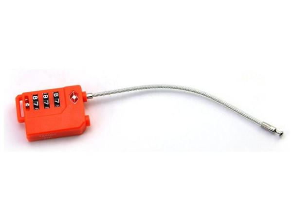 Cable lock PC material TSA travel lock& Fashion Design Tsa Luggage Lock& Tsa Bag Number Lock