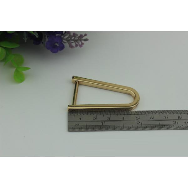 Bag Accessories Light Gold Metal D Ring Hardware,24MM Zinc Alloy D-ring Buckles