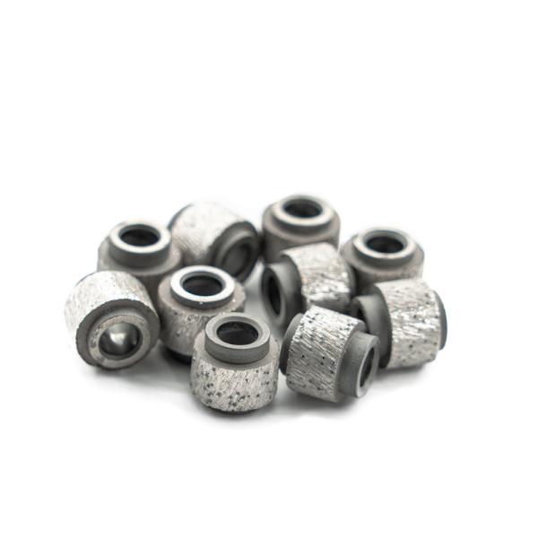 D11.0mm Vacuum Brazed Diamond Wire Saw Beads for High Cutting Speed Stone Block Tools