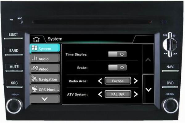 Auto gps systems for Porsche Boxter /Cayman 2005-2008 with car radio iPod bluetooth OCB-8815