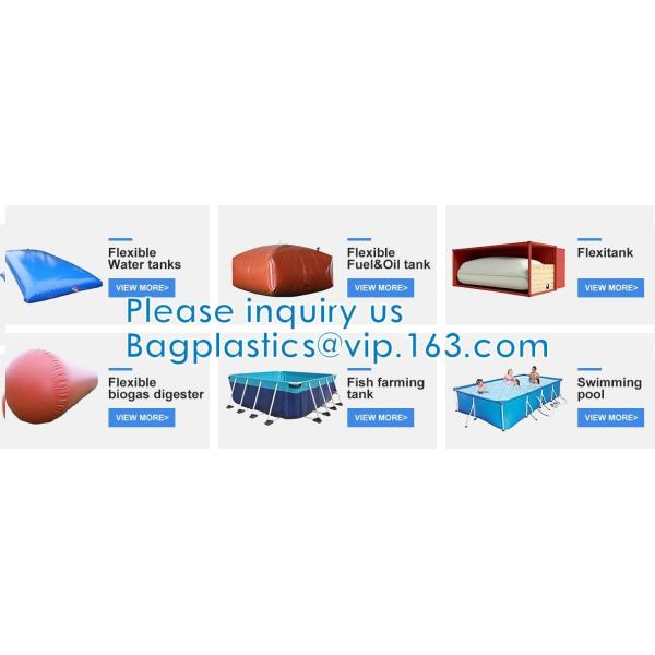 Flexible soft fabric TPU Frame Bag Bladders Water Tank Flexible Liquid Storage Fuel Pillow Tanks, Storage Transport