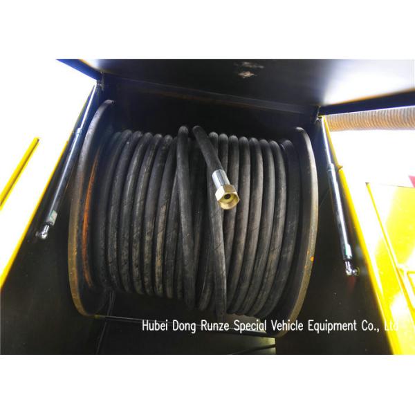 DFAC 3500L-5000L Fecal Sewage Suction Tanker Truck With Hydro Jet Plumbing