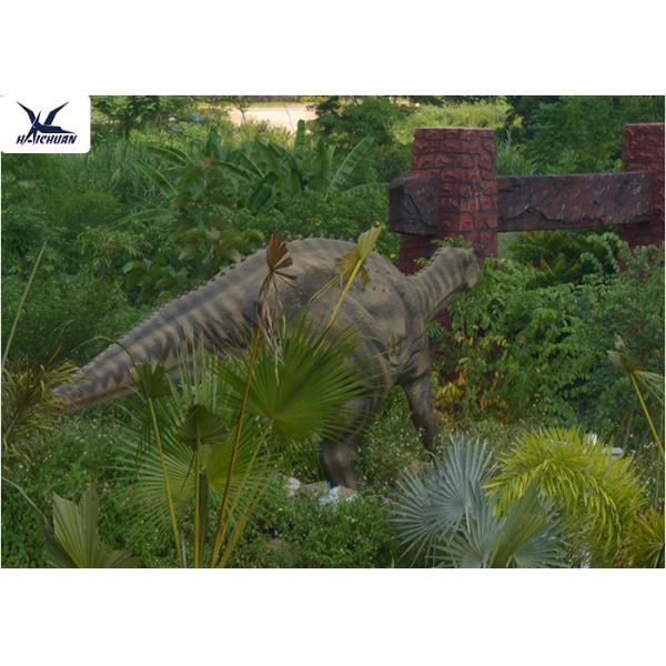 Outdoor Dinosaur Lawn Statue Amusement Park Facility Large Animatronic Dinosaur Statue
