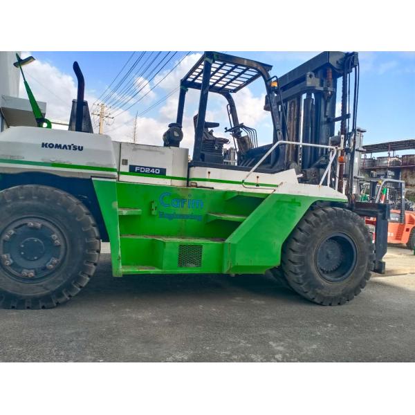 2020 Wheel Machine Komatsu FD240 Used Forklift from Japan Hydraulic Original Machine