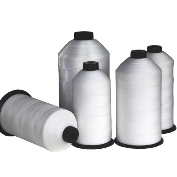 PTFE Sewing Thread Baghouse Accessories , Dust Collector Parts High Tenacity