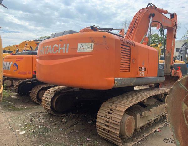 27T 2016 máquina escavadora usada da esteira rolante do ano ZX270 5.5km/H