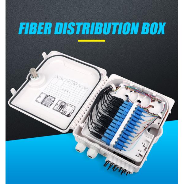 ODP Outdoor Fiber Optic Distribution Box 12 Ports Wall / Pole Mounted