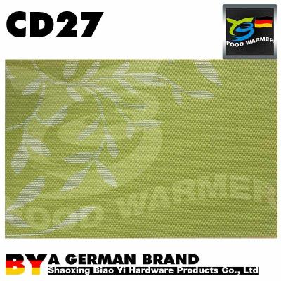 O verde resistente ao calor do ODM Placemats do OEM deixa ao logotipo de canto o serviço imprimível