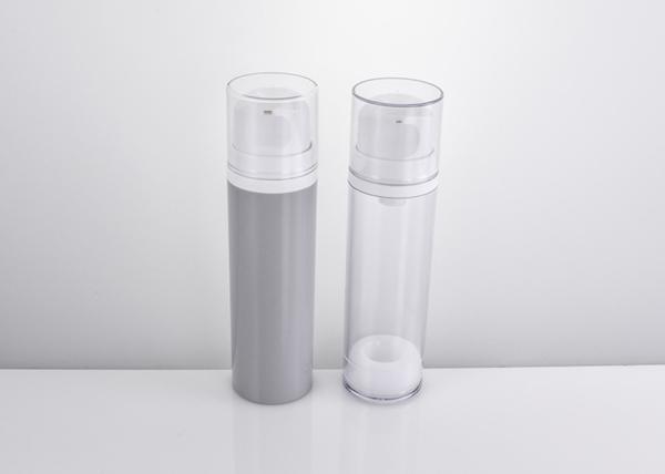 Transparent plastic airless pump bottle 120&150ml China manufacturers empty primary cosmetic&skincare packaging