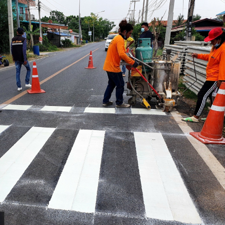 Fast Drying Wear Resistant Thermoplastic Paint Reflective Hot Melt Road Marking Coatings