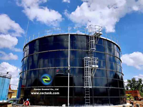 Tanque de digestor anaeróbico de aço para gerar biogás Dureza 6,0 Mohs